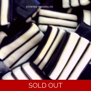 Maku Laku Liquorice Stripes Mint Flavour Licorice Sweets